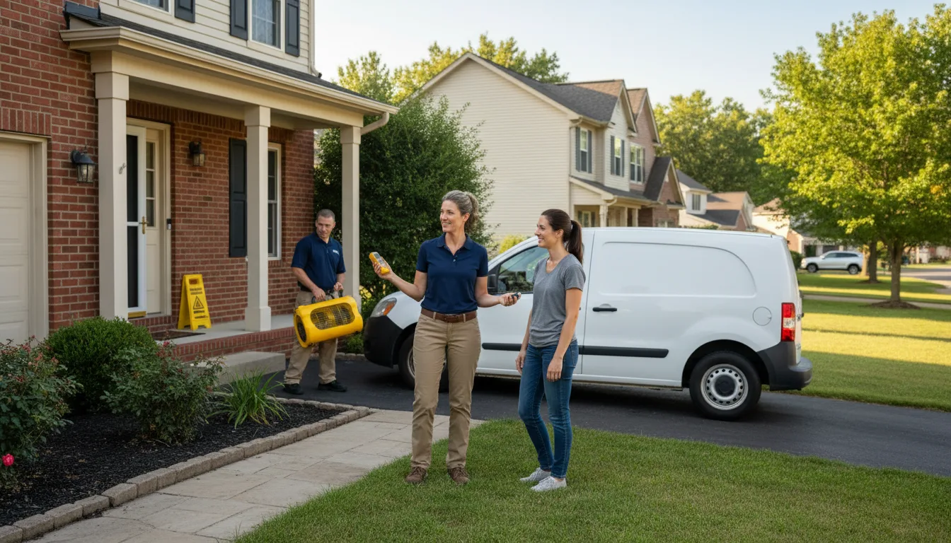 Residential water damage restoration in South Boston, MA
